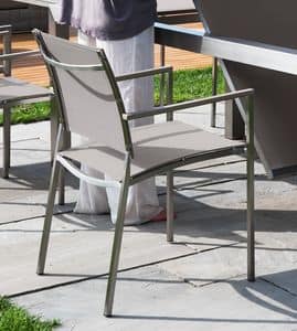Patch PCHPPI, Stackable chair for outdoors, stainless steel