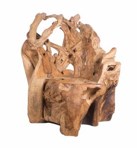 Radice 0366, Chair in natural root