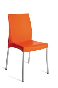 SE 3340, Stackable outdoor chair with non-slip feet