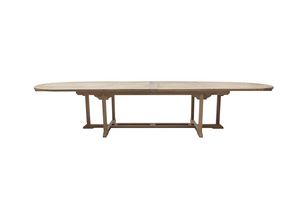 Classica 0440, Extendable table in wood, for outdoor use