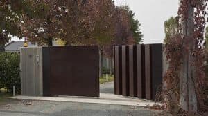 BAE.02, Lacquered steel gate, for luxurious villas