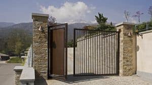 BAE.04, Lacquered steel gate, with 2 doors