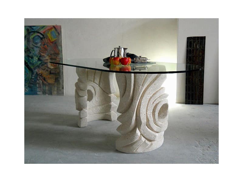 Niagara, Oval stone table for home or office