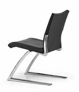 AVIA 4050, Visitor chair with upholstered seat and back, for office