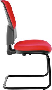 Fantail cantilever, Padded office chair, for guests and clients
