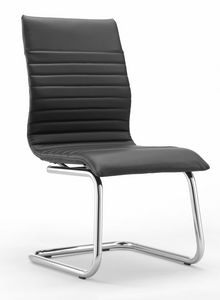 Genesis V 561, Guest office chair, with leather upholstery