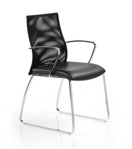 Kuma 2526, Chair with sled base for office