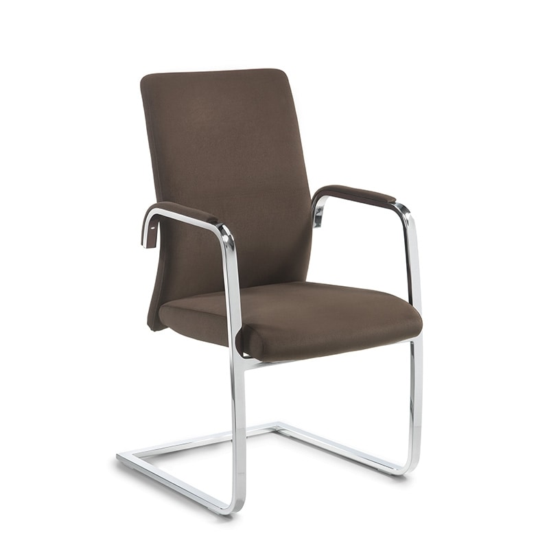 Line visitors, Chair for office customers, with cantilever base