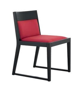 Marker chair 02, Visitor chair in minimalist style, for dining rooms