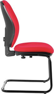 Nuvola cantilever, Office visitor chair with adjustable backrest