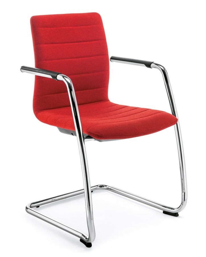 Q2 IM, Padded chair with cantilever base