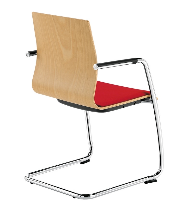 Q2 WIM, Chair with cantilever base, for office visitors