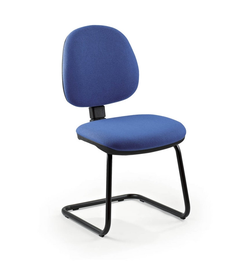 UF 317 / S, Visitor chair upholstered in various colors, ergonomic