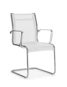 Aalborg Air 03, Executive customer office chair, mesh backrest