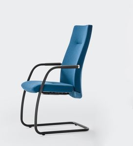 TRENDY, Visitor chair with cantilevered base