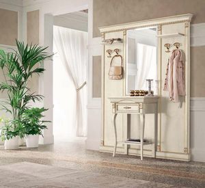 Art. entrance comp.01, Entrance furniture with mirror and coat hanger