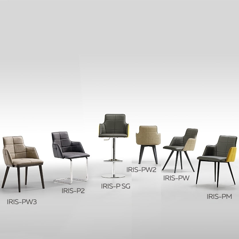 Iris-P SG, Enveloping stool, adjustable in height