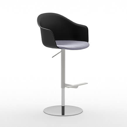 Máni Armshell ST ADJ, Height adjustable stool
