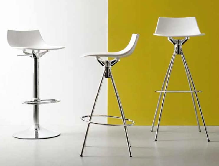 Spot-G, Adjustable stool with polycarbonate seat
