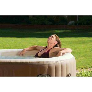 Inflatable whirlpool Intex 28408 Bubble spa round bath 216x71 cm - 28408, Minipool with hydromassage and water heating