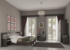 Art. 11920 Bari hotel room set, Furniture for modern bedrooms, for hotels and accommodation facilities