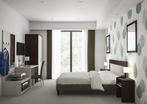 Art. 30126 Bologna hotel room set, Complete furnishings for B&B and hotel rooms
