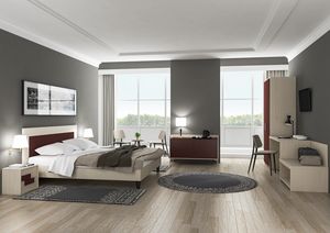 Art. 30129 Sanremo hotel room set, Modern furniture for hotel rooms and B&Bs