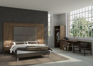 Art. 30621 Brescia hotel room set, Hotel room furniture, with a modern design