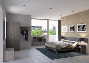 Art. 30625 Torino hotel room set, Complete and customizable furniture for hotel rooms