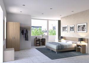 Art. 30625E Torino Eco hotel room set, Green friendly and environmentally friendly hotel furniture