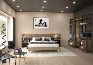 Art. 30892 Ferrara Expo hotel room set, Modern bedroom furniture for B&Bs and hotels