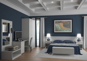 Art. 30910 Mantova hotel room set, Complete furniture for hotel rooms, in elegant and refined neoclassical style