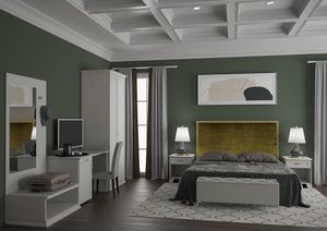 Art. 30918 Mantova LUX hotel room set, Complete furnishings for hotel rooms in neoclassical style