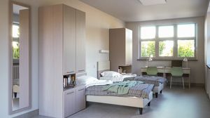 Art. 30919 Study 2 hotel room set, Furnishings for student rooms with limited space