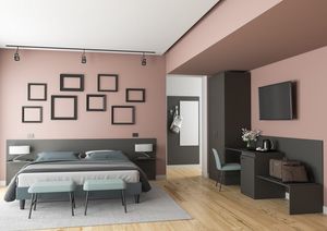 Art. 30920 Grosseto hotel room set, Hotel room furnishings oriented towards business customers