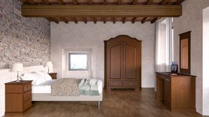 Art. 30938 Toscana hotel room set, Furnishings for rooms in accommodation facilities in rural environments or mountain hotels