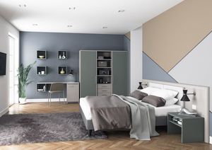 Art. 30940 Milano hotel room set, Modern and welcoming furniture for hotel rooms