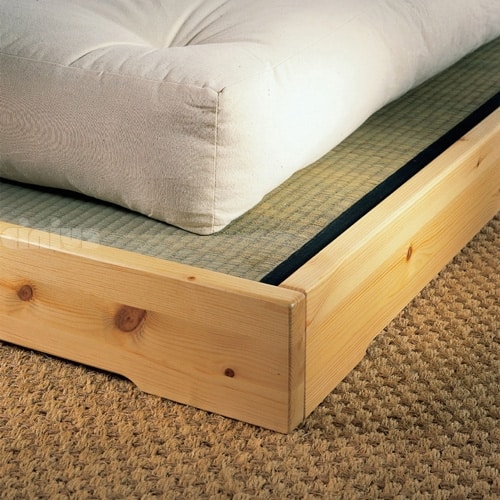Low Japanese bed with tatami IDFdesign