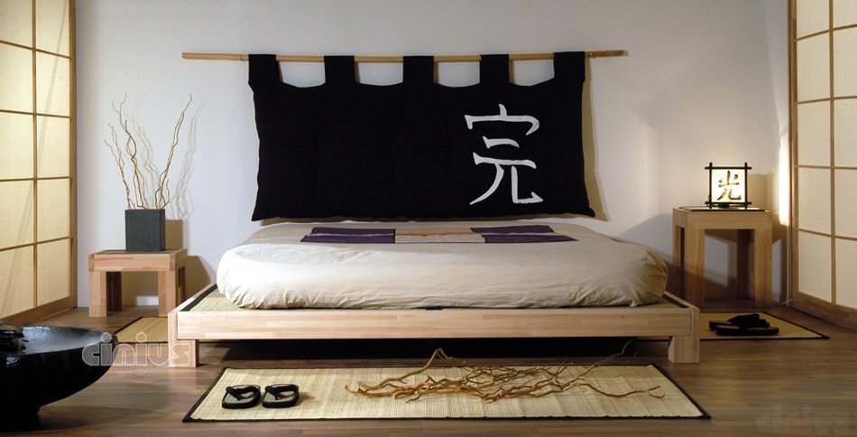Tatami Bed In Solid Wood Idfdesign, Japanese Tatami Bed Frame