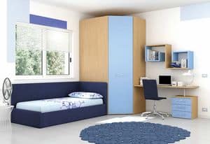 Children bedroom KC 120, Children bedroom colored with water-based paints, eco-friendly