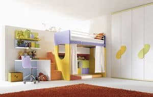 Comp. 902, Furniture for sleeping area for customizable boys room