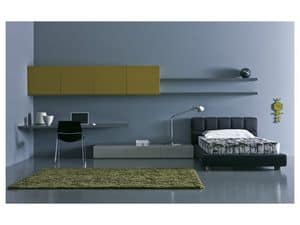 Kid bedroom Mia - Liberi 01, Complete furniture for children's bedroom
