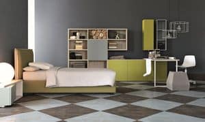 Comp. New 149, Furniture for children's rooms, elegant geometries