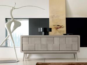 A-630, Sideboard in natural gray walnut