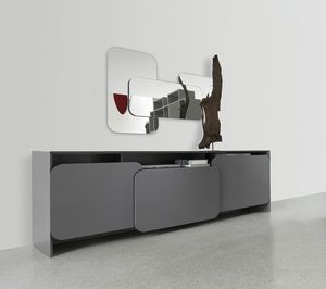 ALEXIA, Sideboard in lacquered wood, with a modern design