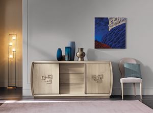 Amarcord Art. AM001, Sideboard with sliding doors and drawers