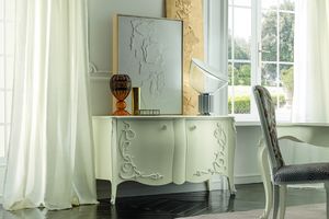 Arabesque 2 doors sideboard, Small curved sideboard