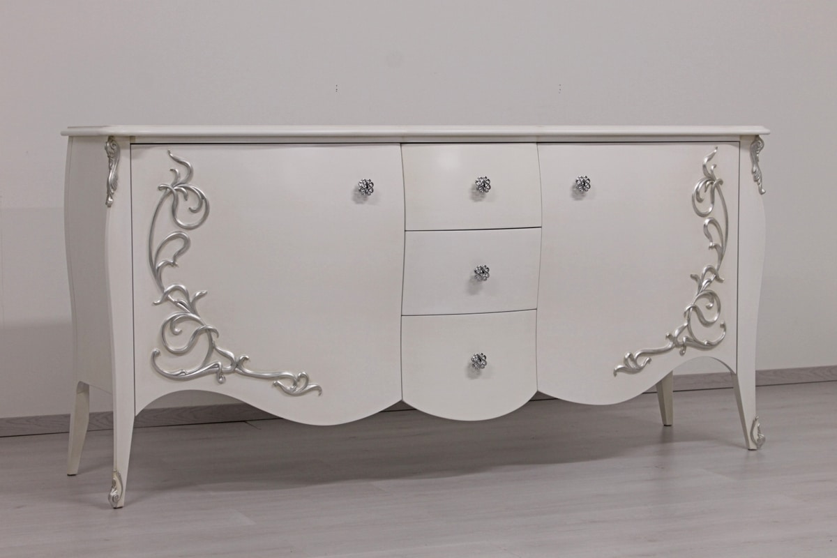 Arabesque long sideboard, Classic sideboard for dining room