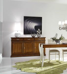 Art. 072, Classic style sideboard, in linden wood