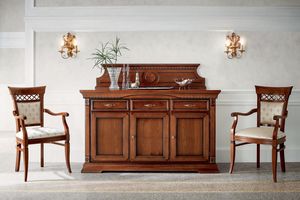 Art. 71CI05, Classic style sideboard, in cherry wood